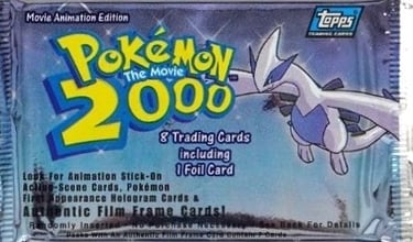 Booster pack Topps Pokémon The Movie 2000 Lugia