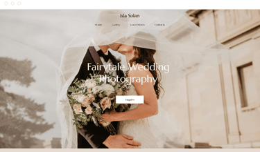 Création de site web professionnel pour photographe de mariage, Monbonsite