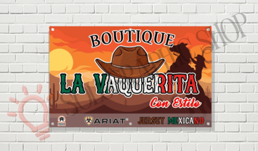 banner con Logo para una boutique mexicana.
