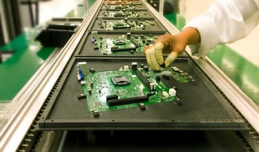 through-hole assembly production line