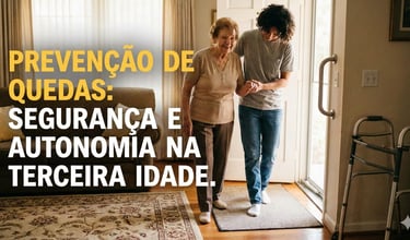 Um cuidador de idosos ajudando uma senhora a caminhas na sala.