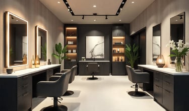 salon interior designing