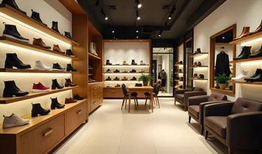 footwear showroom interior design