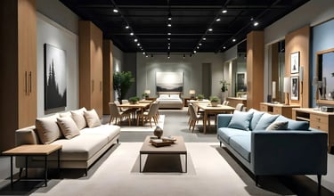 furniture showroom interior design