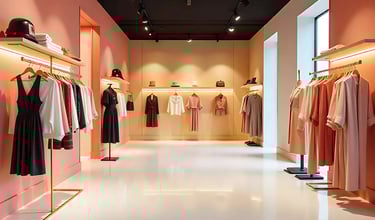 garments showroom interior design