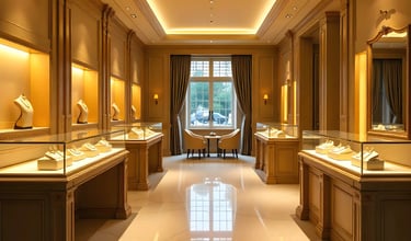 Gold Jewellery Shop Interior Design