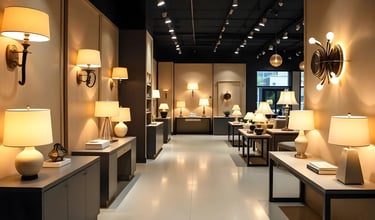 lighting showroom interior design