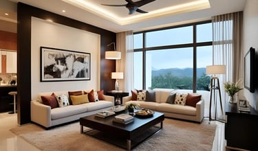 Modern Living Room Interior of Design