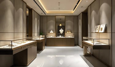 modern jewellery shop interior design