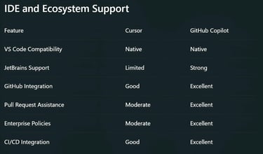 Winner: GitHub Copilot  Organizations deeply invested in GitHub workflows gain significant advantage