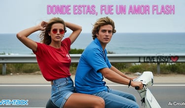 videoclip historia ia, ai creator, musica italo disco, disco 80s, love, cancion de amor 80s