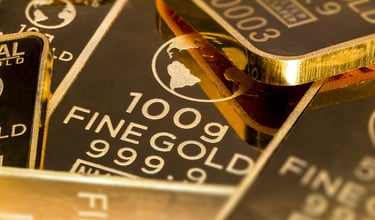 close-up of gold representing central banks using gold, and why you should too for gold ira