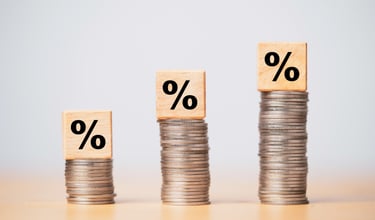 coins with % for interest rates