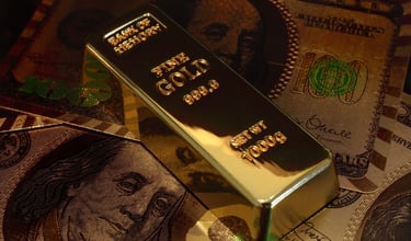 medium gold bar for investing