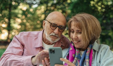 elderly couple interested in a gold ira for their retirement portfolio