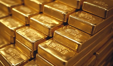 shiny gold bars