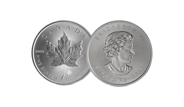 canadian silver maple leaf coin