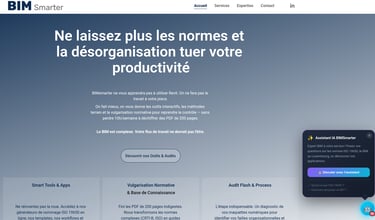 Lancement BIMsmarter.eu : outils BIM et IA pour bureaux d'études et ingénierie au Luxembourg et en Belgique.