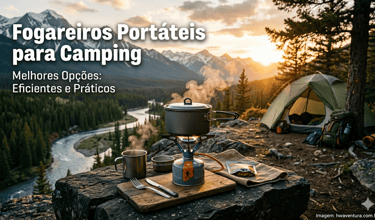 Melhores modelos de fogareiros portáteis para camping e aventura