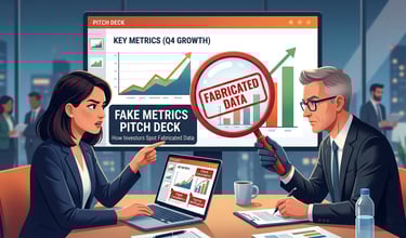 Fake Metrics Pitch Deck: How Investors Spot Fabricated Data