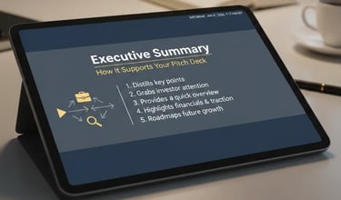 What an Executive Summary Is & How It Supports Your Pitch Deck