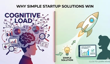 Cognitive Load in Pitch Decks: Why Simple Startup Solutions Win