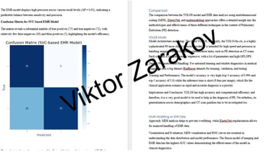 YOLO8 model on that dataset Matrix