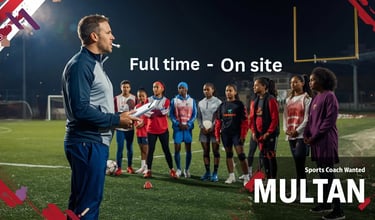 Sports Coach Job Multan Physical Training Academy 2026