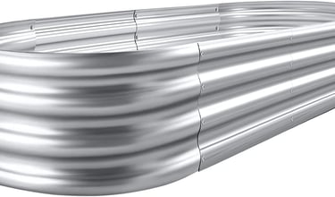 Land Guard Galvanized Raised Garden Bed Kit