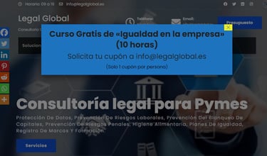 Diseño web - consultora legalglobal