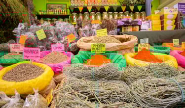 foto do mercado de especiarias em santa cruz tenerife