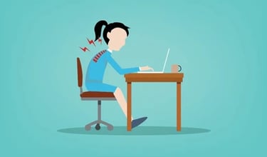 excessive sitting hours leading to back pain