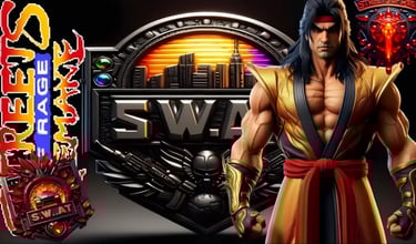 Shiva, Mr.X's bodyguard in a yellow robe and a red belt tied around his waist