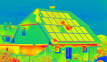 Inspection thermographique maison et panneaux solaires