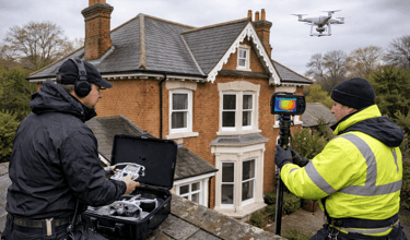 Shepperton Roofing Carrying out a professional roof survey in Surrey