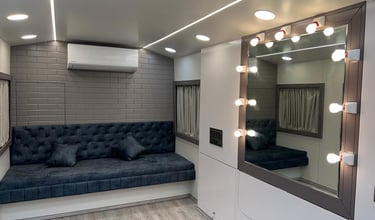 Makeup vanity van on hire