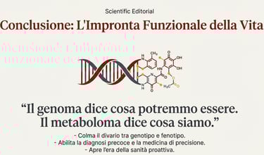 genoma e metaboloma insieme per l'impronta funzionale della vita