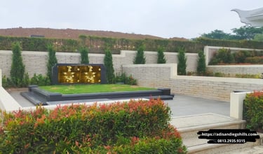 Makam San Diego Hills Jarawang Nuasa Chinese dengan bongpi tegak di kepala