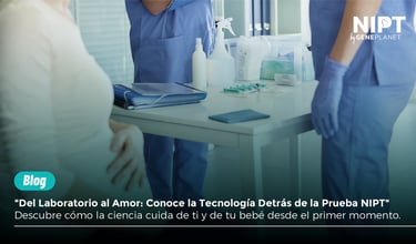 Imagen de un laboratorio que procesa muestras para el cuidado prenatal no invasivo como el NIPT mostrando la tecnología.