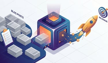 B2B SaaS content planning workflow turning blog posts into revenue