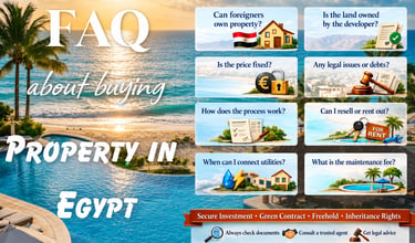 buying property in Egypt • Egypt real estate for foreigners