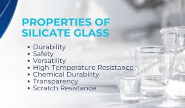 Comparison of borosilicate glass versus regular glass showing thickness and durability differences