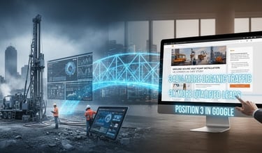 Technical SEO ghostwriting transforming complex industry data into high-ranking content and leads