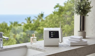 Water flosser, daily use for interdental cleaning hygiène-precision.com