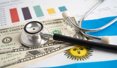 Stethoscope-on-argentina-flag-and-dollar-bill
