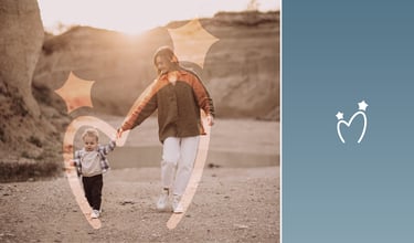 Cute and gentle Logo and Brand Identity for baby store Mommy's Hero, concept idea, Mother and Baby