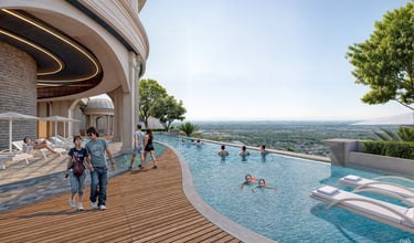 The Bliss Condominium infinity pool