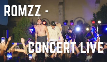 Vidéo événementielle concert romzz youtube