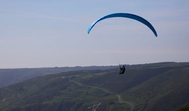 Photographies de parapentistes