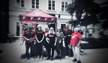 صلاح حسن الساعدي ، النزول للشارع للترشيح لحزب Fredrikstad SV 